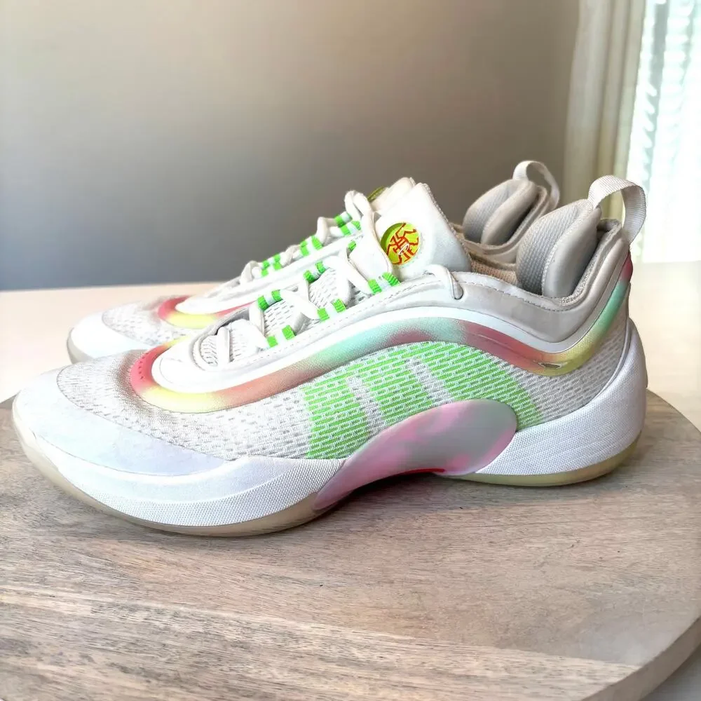 adidas D.O.N. Issue 6 Haribo JH7918 White Basketball Shoes Sneakers US Men's 9